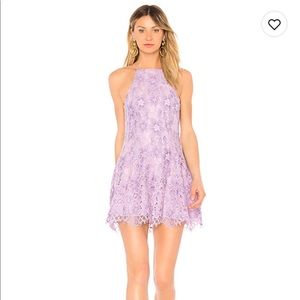 Lace Purple Dress